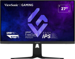 ViewSonic XG275D1-4K - LED-skærm - gaming - 27"" - 3840 x 2160 4K @ 160 Hz - IPS - 300 cd/m² - 1000:1 - HDR10 - 0.5 ms - 2xHDMI, DisplayPort, USB-C - højtalere