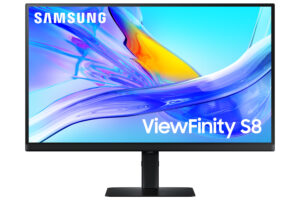 Samsung ViewFinity S8 S27D800UAU - S80UD Series - LED-skærm - USB - 27"" - 3840 x 2160 UHD @ 60 Hz - IPS - 350 cd/m² - 1000:1 - HDR10 - 5 ms - HDMI, DisplayPort, USB-C - sort