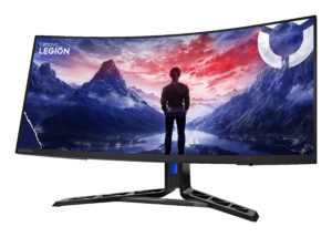 Lenovo Legion R34w-30 - LED-skærm - gaming - kurvet - 34"" - 3440 x 1440 @ 180 Hz - VA - 350 cd/m² - 3000:1 - HDR10 - 0.5 ms - 2xHDMI, DisplayPort - højtalere - ravnsort - Billede 2