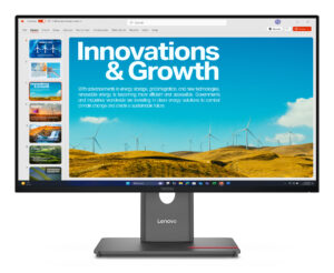 Lenovo ThinkVision P24QD-40 - LED-skærm - 24"" (23.8"" til at se) - 2560 x 1440 QHD @ 120 Hz - IPS - 300 cd/m² - 1500:1 - DisplayHDR 10 - 4 ms - HDMI, DisplayPort, USB-C - formørkelsessort