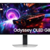 Samsung Odyssey OLED G8 S27FG810SU - G81SF Series - OLED-monitor - gaming - 27"" - 3840 x 2160 4K UHD (2160p) @ 240 Hz - 250 cd/m² - 1000000:1 - DisplayHDR 400 True Black - 0.03 ms - 2xHDMI, DisplayPort - sølv
