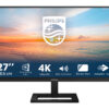 Philips 27E1N1800AE - 1000 Series - LED-skærm - 27"" - 3840 x 2160 4K @ 60 Hz - IPS - 350 cd/m² - 1000:1 - HDR10 - 4 ms - 2xHDMI, DisplayPort - højtalere - sort