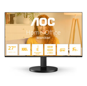 AOC Q27B3CF2 - B3 Series - LED-skærm - 27"" - 2560 x 1440 QHD @ 100 Hz - IPS - 1500:1 - 1 ms - HDMI, USB-C - højtalere - sort