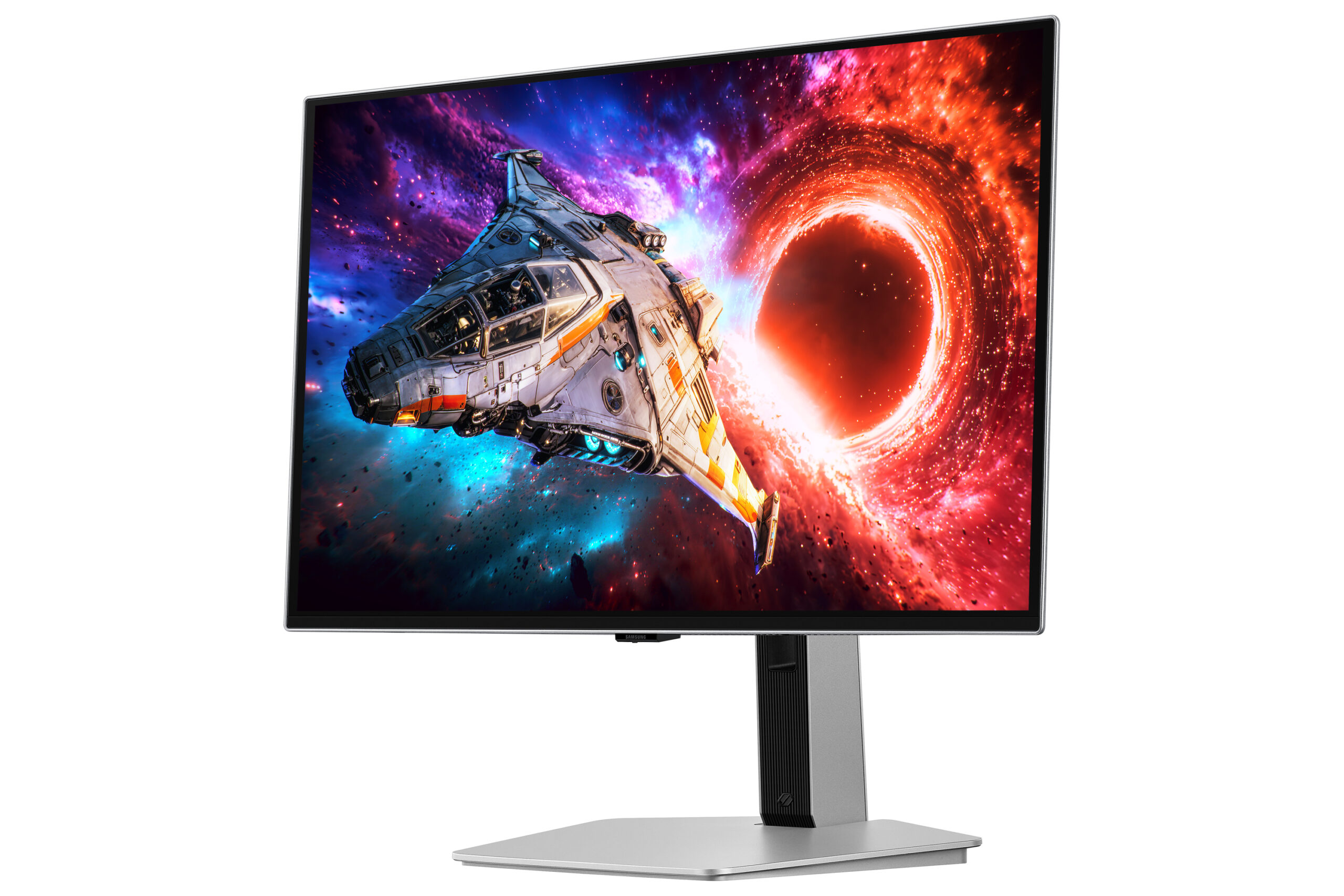 Samsung G80SH computerskærm 68,6 cm (27") 3840 x 2160 pixel 4K Ultra HD OLED Sølv - Billede 4