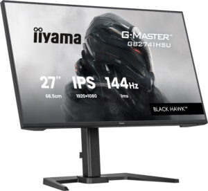 iiyama G-MASTER Black Hawk GB2741HSU-B1 - LED-skærm - gaming - 27"" - 1920 x 1080 Full HD (1080p) @ 144 Hz - IPS - 350 cd/m² - 1500:1 - 1 ms - HDMI, DisplayPort - højtalere - sort, mat - Billede 5