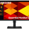 Samsung Essential S4 S24D402GSU - S40GD Series - LED-skærm - 24"" - 1920 x 1080 Full HD (1080p) @ 100 Hz - IPS - 250 cd/m² - 1000:1 - 5 ms - 2xHDMI, DisplayPort - sort