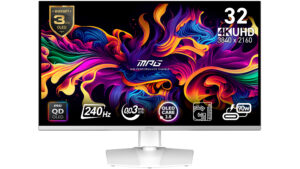 MSI MPG 321URXW QD-OLED computerskærm 80 cm (31.5") 3840 x 2160 pixel 4K Ultra HD Hvid - Billede 2
