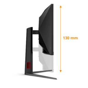 AOC Gaming CU34G4 - LED-skærm - gaming - kurvet - 34"" - 3440 x 1440 UWQHD @ 180 Hz - Fast VA - 2500:1 - HDR10 - 0.5 ms - 2xHDMI, DisplayPort - sort, rød - Billede 3