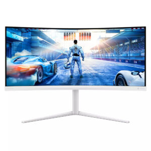 Philips Evnia 5000 34M2C5501A - LED-skærm - gaming - kurvet - 34"" - 3440 x 1400 WQHD @ 180 Hz - Fast VA - 300 cd/m² - 4000:1 - DisplayHDR 400 - 0.5 ms - 2xHDMI, DisplayPort - højtalere - hvid - Billede 5