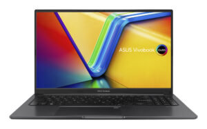 ASUS VivoBook 15 OLED D1505YA-MA347W - 180° hængselsdesign - AMD Ryzen 7 - 7730U / op til 4.5 GHz - Win 11 Home - Radeon Graphics - 16 GB RAM - 1 TB SSD NVMe - 15.6"" OLED 2880 x 1620 (3K) - Wi-Fi 6E, Bluetooth - sort (tastatur), indiesort (bund), indiesort (LCD-dække), indie-sort (top) - Billede 2