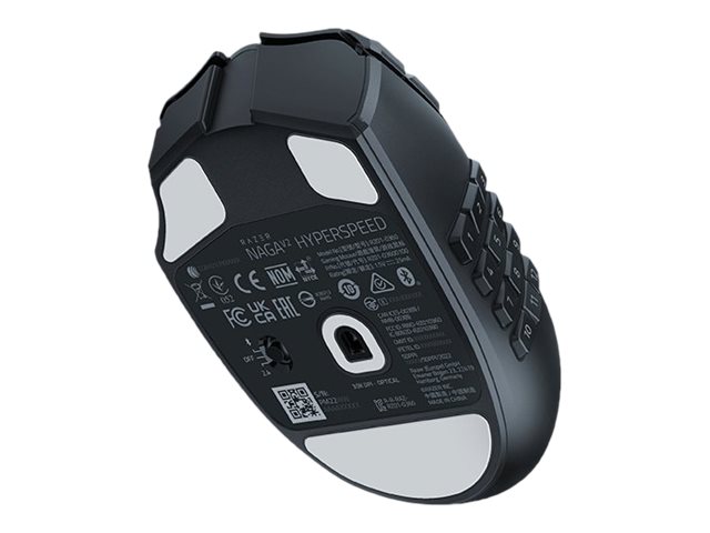 Razer Naga V2 HyperSpeed - Mus - ergonomisk - højrehåndet - optisk - 21 knapper - trådløs - Bluetooth, 2.4 GHz - trådløs modtager (USB) - Billede 5