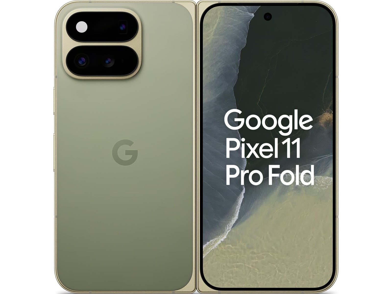Google Pixel 11 Pro Fold 256GB/16GB - Olive - Billede 5