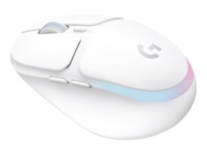 Logitech G G705 - Mus - små hænder - 6 knapper - trådløs - Bluetooth - USB Logitech LIGHTSPEED-modtager - hvid - Billede 4