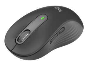 Logitech Signature M650 L for Business - Mus - højrehåndet - 5 knapper - trådløs - Bluetooth, 2.4 GHz - Logitech Logi Bolt USB-modtager - grafit