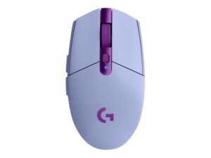 Logitech G G305 - Mus - optisk - 6 knapper - trådløs - 2.4 GHz - trådløs modtager (USB) - lilla - Billede 2