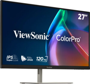 ViewSonic ColorPro VP2766-2K - LED-skærm - 27"" - 2560 x 1440 QHD @ 120 Hz - IPS - 350 cd/m² - 1500:1 - 5 ms - HDMI, USB-C - højtalere - Billede 4