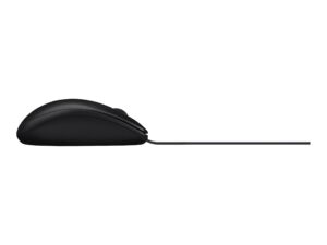 Logitech M100 - Mus - fuld størrelse - højre- og venstrehåndet - optisk - 3 knapper - kablet - USB - sort - Billede 4