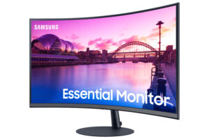 Samsung S27C390EAU - S39C Series - LED-skærm - kurvet - 27"" - 1920 x 1080 Full HD (1080p) @ 75 Hz - VA - 250 cd/m² - 3000:1 - 4 ms - 2xHDMI, DisplayPort - højtalere - sort, mørkeblå/gå - Billede 4