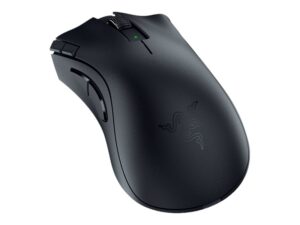 Razer DeathAdder V2 X HyperSpeed - Mus - ergonomisk - højrehåndet - optisk - 7 knapper - trådløs - 2.4 GHz, Bluetooth 5.1 LE - trådløs modtager (USB)
