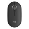 Logitech Pebble Mouse 2 M350s - Mus - optisk - 3 knapper - trådløs - Bluetooth 5.2 LE - tonal grafit