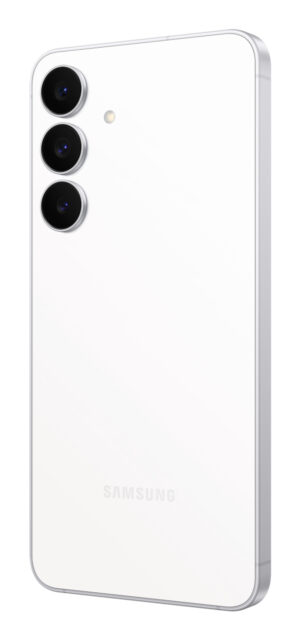 Samsung Galaxy S25 FE - 5G smartphone - dual-SIM - RAM 8 GB / Intern hukommelse 256 GB - OLED-skærm - 6.7"" - 2340 x 1080 pixels (120 Hz) - 3x bagkamera 50 MP, 12 MP, 8 MP - front camera 12 MP - hvid - Billede 4