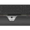 Contour RollerMouse - Sæt med mus og tastatur - mellemstørrelse - trådløs - Bluetooth 5.1 - QWERTY - Pan Nordic
