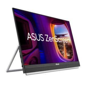 ASUS ZenScreen MB229CF - LED-skærm - 22"" - bærbar - 1920 x 1080 Full HD (1080p) @ 100 Hz - IPS - 250 cd/m² - 1000:1 - 5 ms - HDMI, USB-C - højtalere - sort - Billede 3