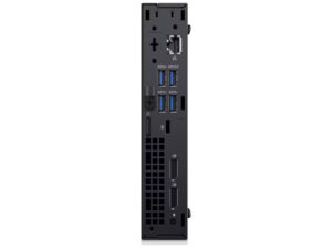 Dell OptiPlex 7080 - Tiny Core i5 - 10500T / op til 3.8 GHz - RAM 16 GB - SSD 256 GB - NVMe - UHD Graphics 630 - Gigabit Ethernet, WI-Fi(Mangler antenne) - Win 11 Pro - skærm: ingen - sort - Preowned Grade A - Billede 4