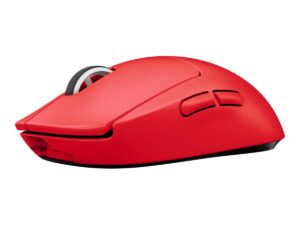 Logitech G PRO X SUPERLIGHT - Mus - optisk - 5 knapper - trådløs - 2.4 GHz - USB Logitech LIGHTSPEED-modtager - rød - Billede 4