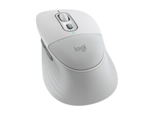 Logitech Signature Comfort Plus M850 L - Mus - højrehåndet - optisk - 6 knapper - trådløs - Bluetooth 5.2 LE - off-white - Billede 4