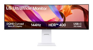 LG 49U950A-W computerskærm 124,5 cm (49") 5120 x 1440 pixel Dual QHD LED Sort, Hvid