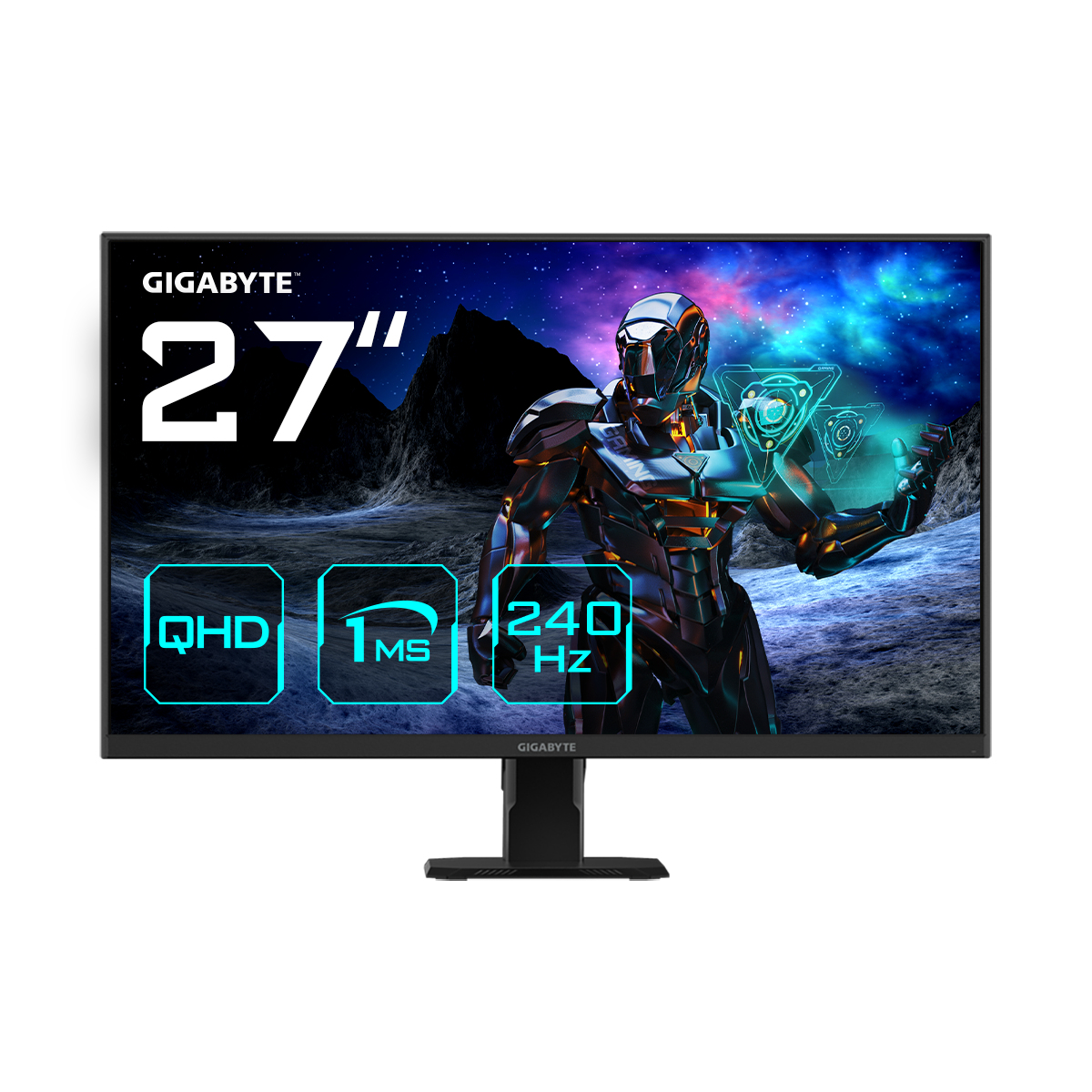 GIGABYTE GS27Q X computerskærm 68,6 cm (27") 2560 x 1440 pixel Quad HD LCD Sort