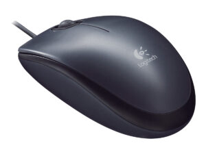 Logitech M90 - Mus - højre- og venstrehåndet - optisk - kablet - USB