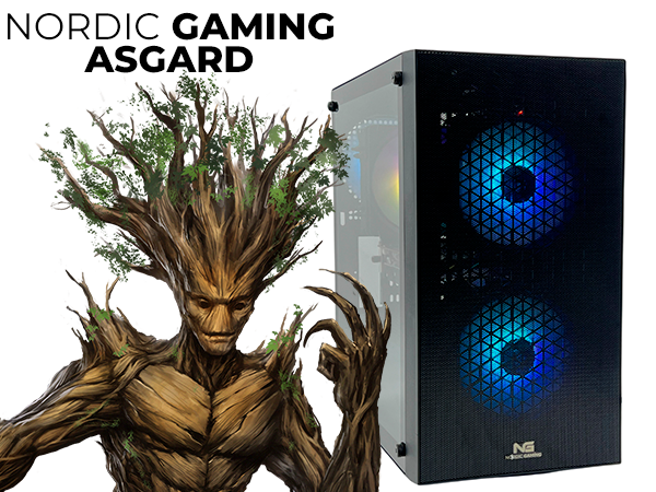 AMD Ryzen 7 5700X - 16GB DDR4 - Radeon RX 7600 - 1TB M.2 SSD - 600W PSU - Uden OS - 3 års garanti