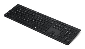 Lenovo Professional Wireless Rechargeable (Nordic) tastatur Hjemme/kontor RF trådløs + Bluetooth Nordisk Sort - Billede 2