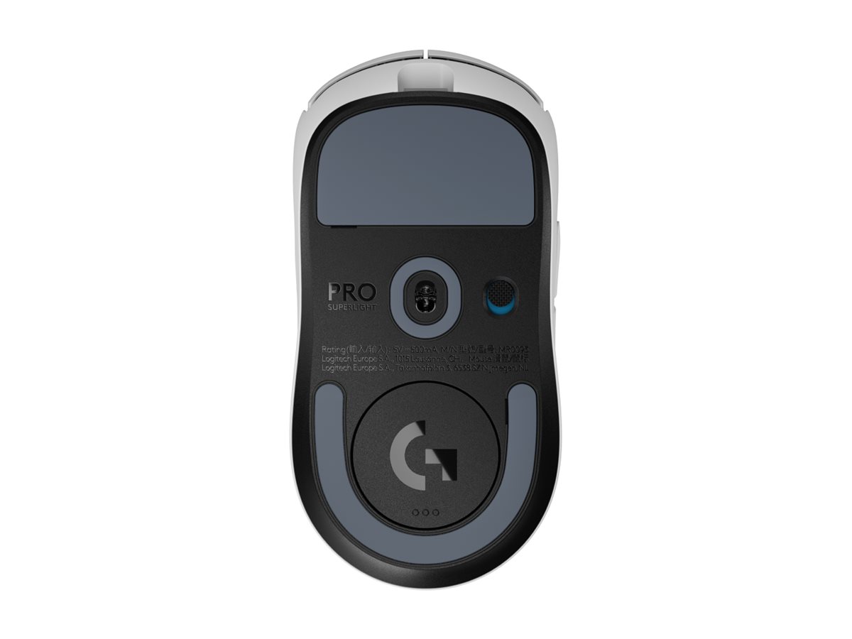 Logitech G PRO X SUPERLIGHT 2 - Mus - gaming - optisk - 5 knapper - trådløs - 2.4 GHz - USB Logitech LIGHTSPEED-modtager - hvid - Billede 5