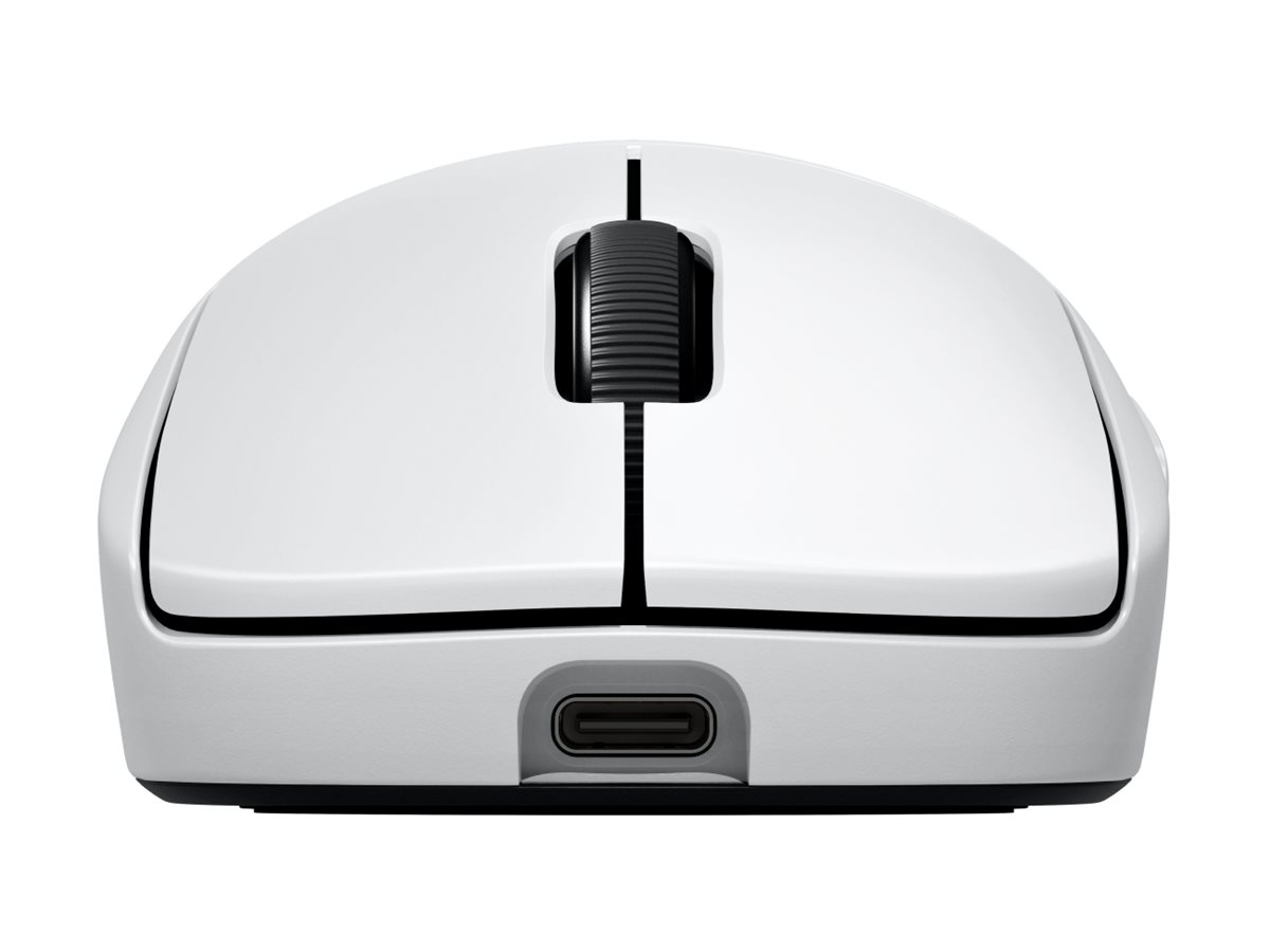 Logitech G PRO 2 - Mus - gaming - højre- og venstrehåndet - optisk - 8 knapper - trådløs, kablet - USB, 2.4 GHz - USB Logitech LIGHTSPEED-modtager - hvid - Billede 3