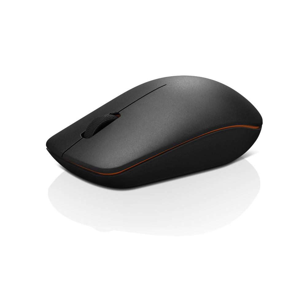 Lenovo 400 - Mus - højre- og venstrehåndet - optisk - 3 knapper - trådløs - 2.4 GHz - trådløs modtager (USB) - sort - Billede 3