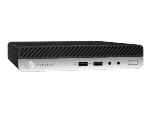 HP ProDesk 400 G5 - Mini desktop Core i5 9500T / op til 3.7 GHz - RAM 8 GB - SSD 256 GB - NVMe - UHD Graphics 630 - Gigabit Ethernet - Win 11 Pro 64-bit - Preowned Grade A - Billede 3