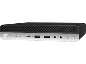 T1A HP EliteDesk 800 G5 Refurbished Intel® Core™ i5 i5-9500T 8 GB DDR4-SDRAM 512 GB SSD Windows 11 Pro Mini PC Sort, Sølv - Billede 2