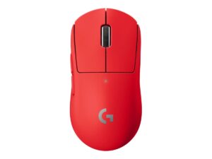 Logitech G PRO X SUPERLIGHT - Mus - optisk - 5 knapper - trådløs - 2.4 GHz - USB Logitech LIGHTSPEED-modtager - rød - Billede 2