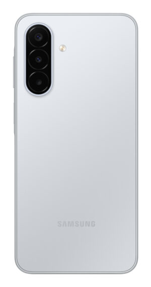 Samsung Galaxy A18. Skærm diagonal: 17 cm (6.7""), Skærmopløsning: 1080 x 2340 pixel. Processorfrekvens: 2,4 GHz. RAM kapacitet: 4 GB, Intern lagerkapacitet: 128 GB. Bagerste kamera opløsning (numerisk): 50 MP, Bagkamera type: Tredobbelt kamera. SIM-korts kapacitet: Hybrid Dual SIM. Operativsystem installeret: Android 10. Batterikapacitet: 5000 mAh. Produktfarve: Sølv. Vægt: 196 g - Billede 3