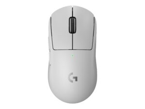 Logitech G PRO X SUPERLIGHT 2 - Mus - gaming - optisk - 5 knapper - trådløs - 2.4 GHz - USB Logitech LIGHTSPEED-modtager - hvid