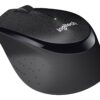 Logitech M330 SILENT PLUS - Mus - 3 knapper - trådløs - 2.4 GHz - trådløs modtager (USB) - sort