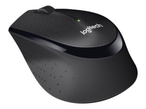 Logitech M330 SILENT PLUS - Mus - 3 knapper - trådløs - 2.4 GHz - trådløs modtager (USB) - sort