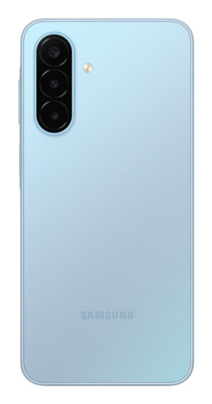 Samsung Galaxy A18. Skærm diagonal: 17 cm (6.7""), Skærmopløsning: 1080 x 2340 pixel. Processorfrekvens: 2,4 GHz. RAM kapacitet: 4 GB, Intern lagerkapacitet: 128 GB. Bagerste kamera opløsning (numerisk): 50 MP, Bagkamera type: Tredobbelt kamera. SIM-korts kapacitet: Hybrid Dual SIM. Operativsystem installeret: Android 10. Batterikapacitet: 5000 mAh. Produktfarve: Blå. Vægt: 196 g - Billede 3