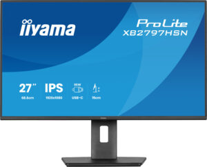 iiyama ProLite XB2797HSN-B1 - LED-skærm - 27"" - 1920 x 1080 Full HD (1080p) @ 100 Hz - IPS - 350 cd/m² - 1500:1 - 1 ms - HDMI, DisplayPort, USB-C - højtalere - sort - Billede 4