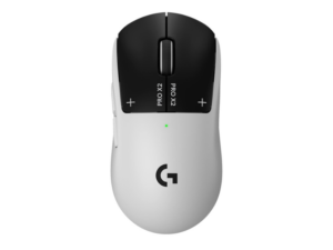 Logitech Pro X2 Superstrike&nbsp- Mus - gaming - optisk - 5 knapper - trådløs - 2.4 GHz - USB Logitech LIGHTSPEED-modtager - hvid