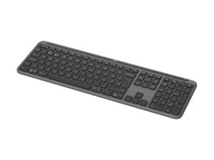 Logitech Signature Slim K950 - Tastatur - 100% - full size - trådløs - Bluetooth 5.1 LE - QWERTY - US International - grafit
