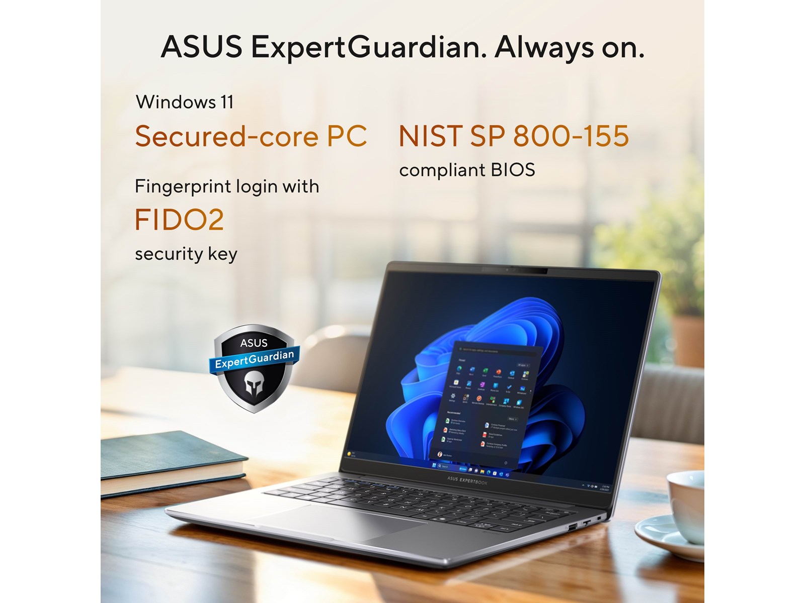 ASUS ExpertBook P3 - 14" | Ryzen AI 5 | 16GB | 512GB - Billede 3